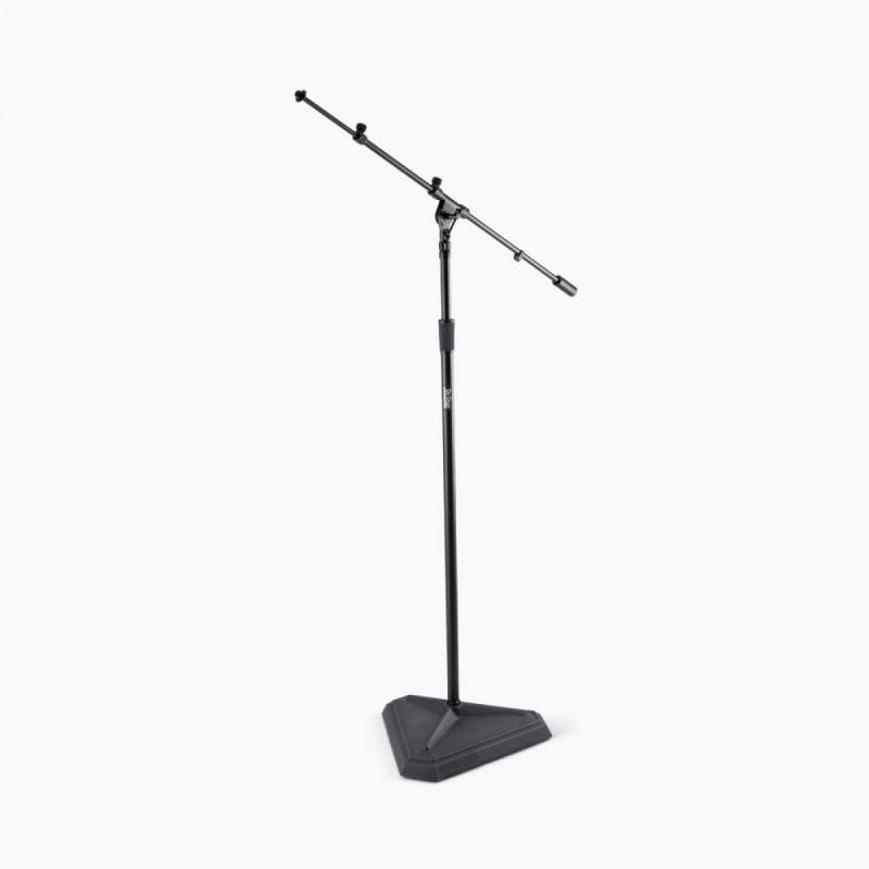 Alt View 6. On Stage Stands - On Stage SMS7630B Hex Base Studio Stnd W/Tele Boom - Black.