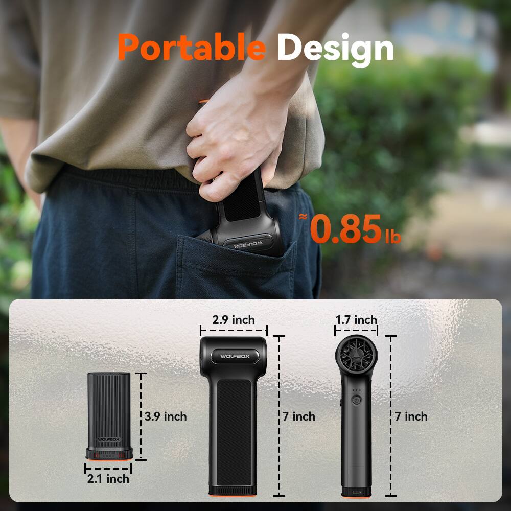 Portable Design

0.85 lb

2.9 inch
1.7 inch
WOLFBOX
3.9 inch
7 inch
7 inch
WOLFBOX
2.1 inch