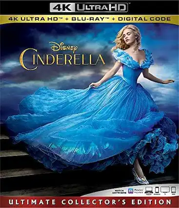 Front. Cinderella - 4K Blu-Ray.
