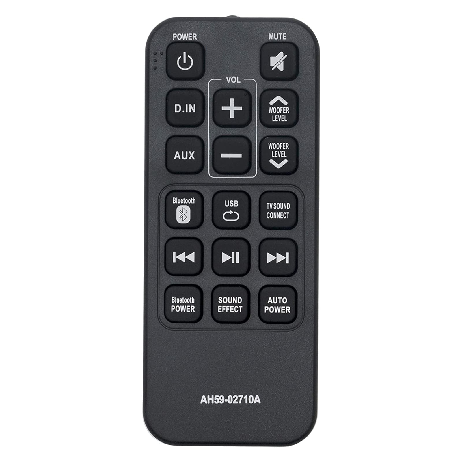 VINABTY - New AH59-02710A Replaced Remote Fits for Samsung Soundbar HW-JM25 HW-J250 HW-JM25ZA HW-J250ZA HWJM25 HWJ250 HWJM25ZA - Black