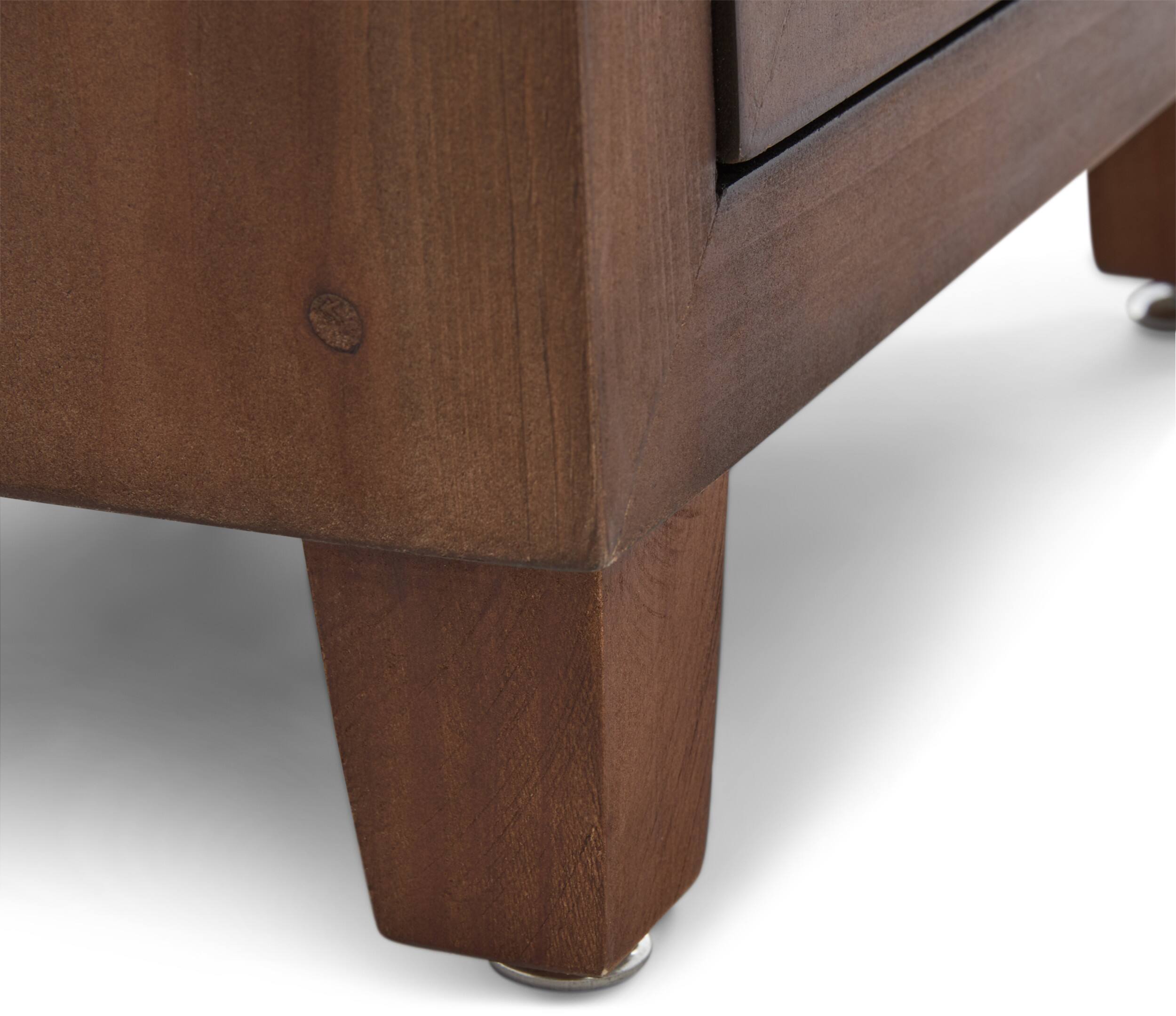 Alt View 17. Adore Decor - Sawyer 3-Drawer Cabinet - Brown.