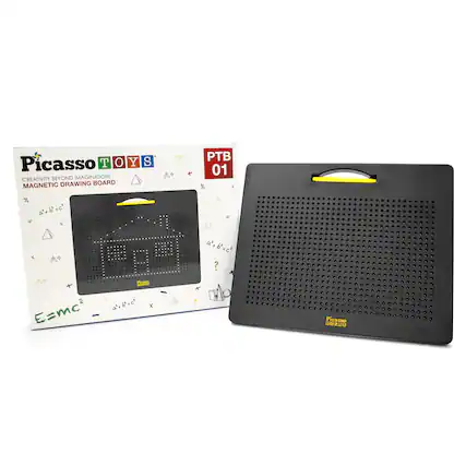 Picasso Toys Creativity Beyond Imagination! Magnetic Drawing Board S A+ PB 01 E % a'.b=c B "c' F X 1 A+ A+ As 2 a.b.c x E=mc - K A+ a'+b=c a's ? ? Picasso GU2R0 a