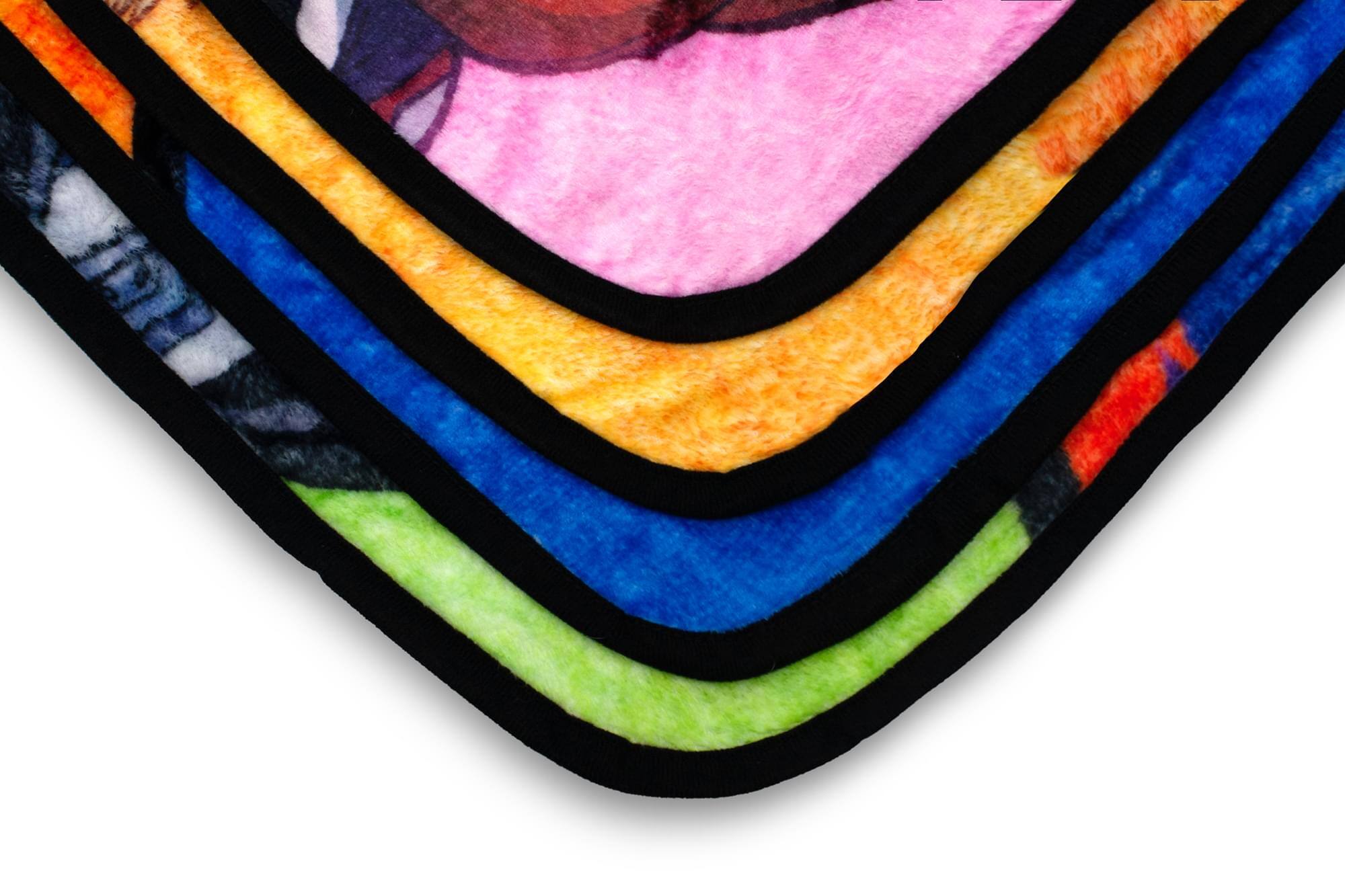 Alt View 2. Just Funky - My Hero Academia Heroes Collage Large Fleece Throw Blanket | 60 x 45 Inches - Blue.