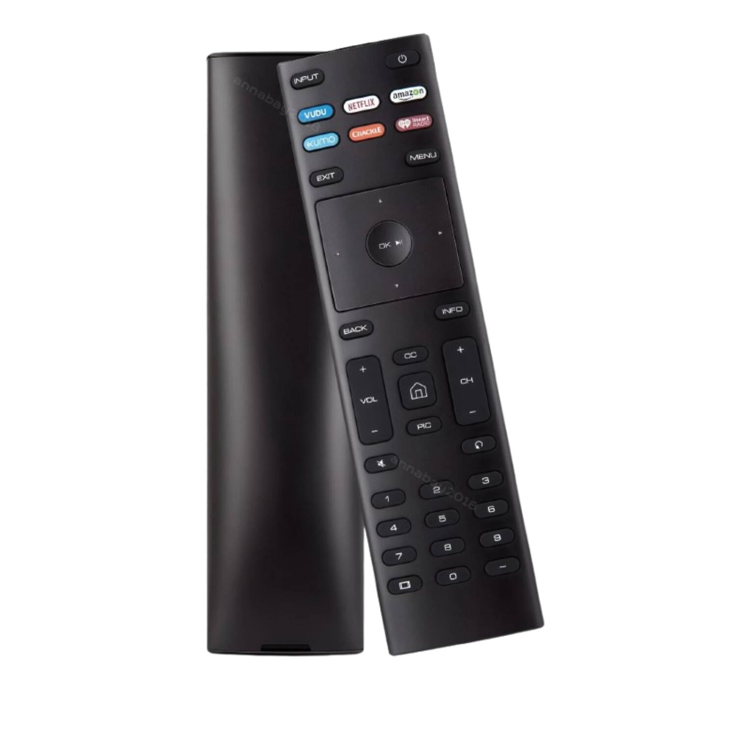 INPUT  
VUDU  
NETFLIX  
KUMO  
KUMO  
EXIT  
MENU  
OK  
INFO  
BACK  
CH  
VOL  
PIC  
nnabas2018  
3  
2  
1  
0  
18  
6  
5  
d  
B  
7  
-  
o