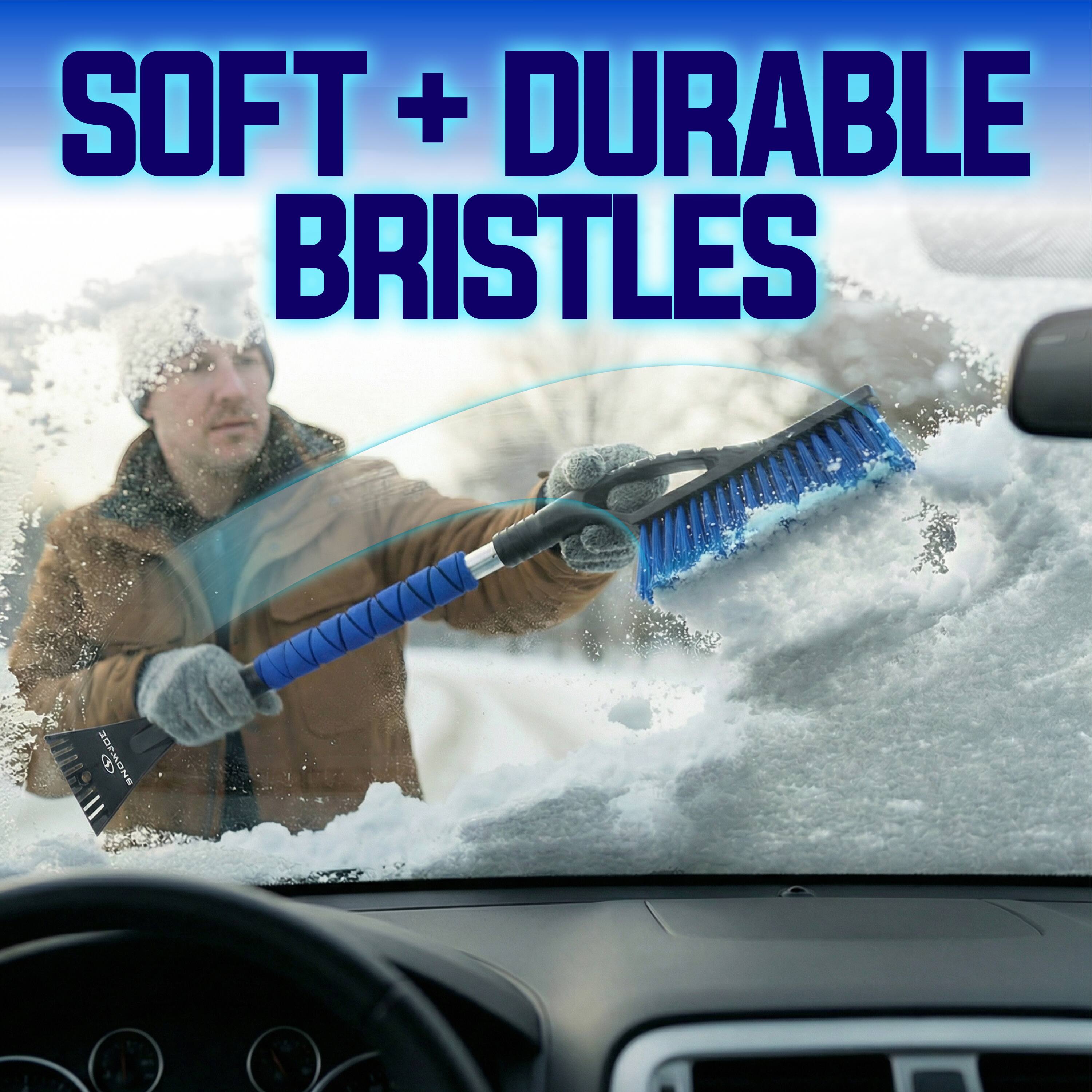 SOFT + DURABLE BRISTLES