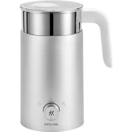 Angle. ZWILLING - Enfinigy Milk Frother - Silver.