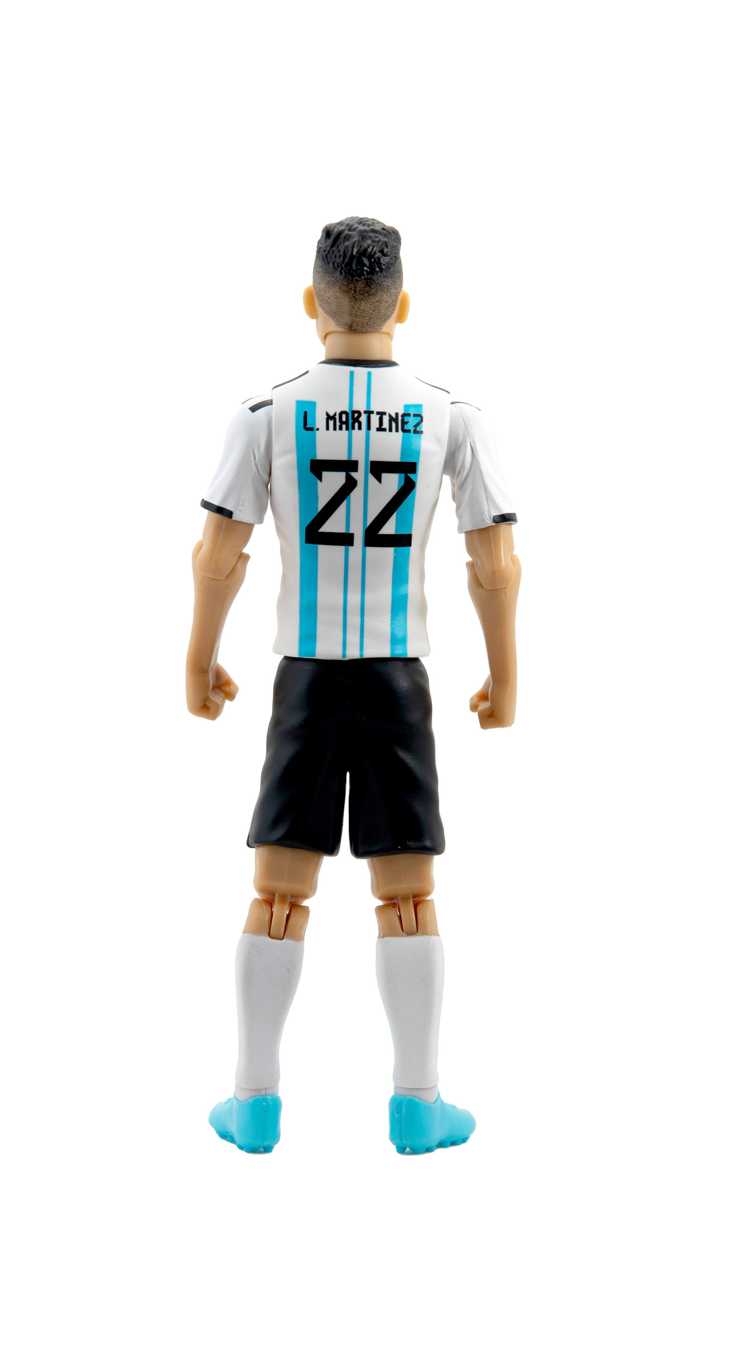 Alt View 1. Banbo Toys - Banbo Toys SOCKERS Argentina National Lautaro Martinez 8" Collectible Soccer Action Figure.