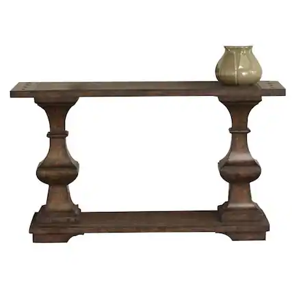 Front. Liberty Furniture Industries - Sedona Sofa Table in Kona Brown - Brown.