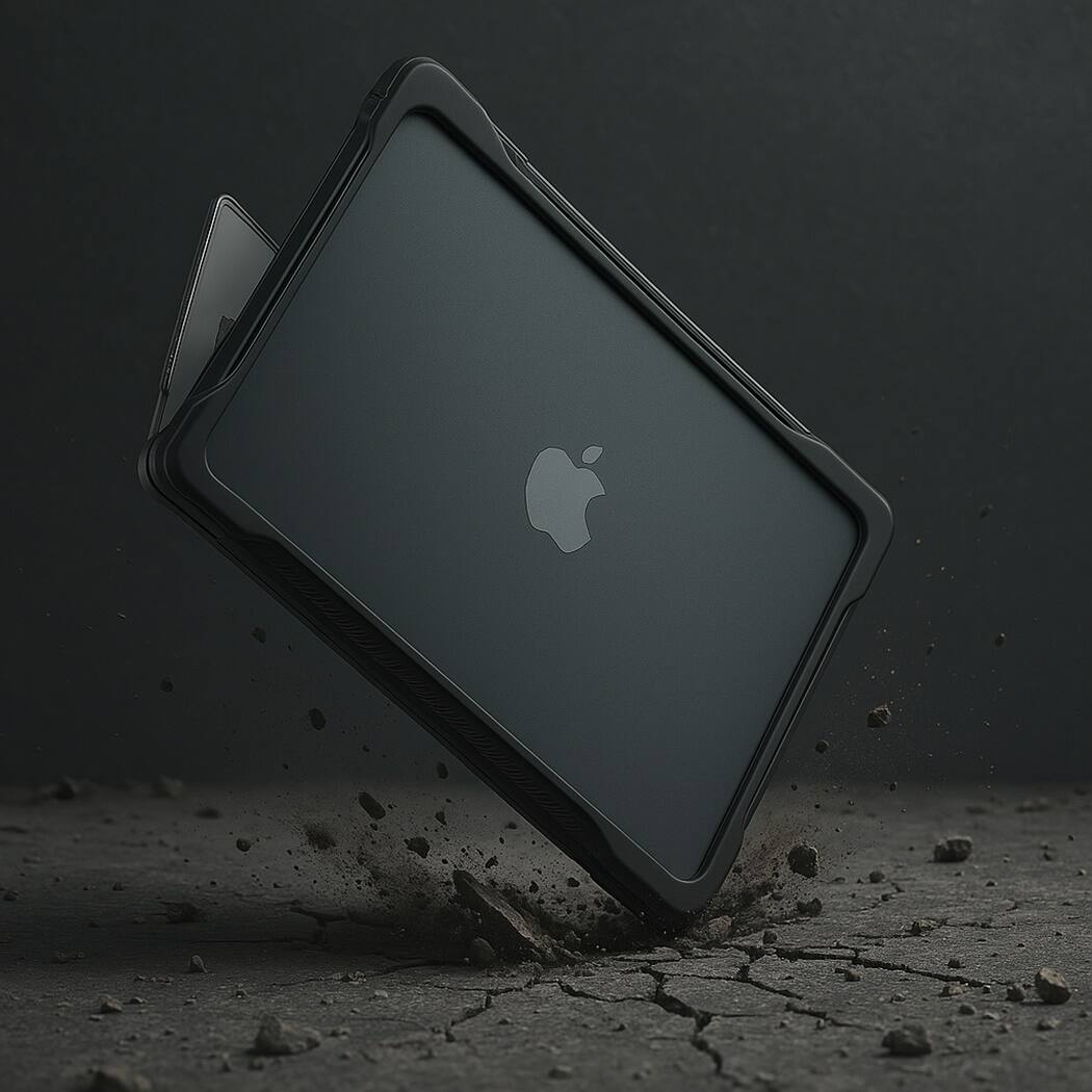 Alt View 19. SaharaCase - Raider Shield Case for Apple MacBook Pro 14" M1/M2/M3/M4 (2021-2024) Laptops - Scorpion Black.