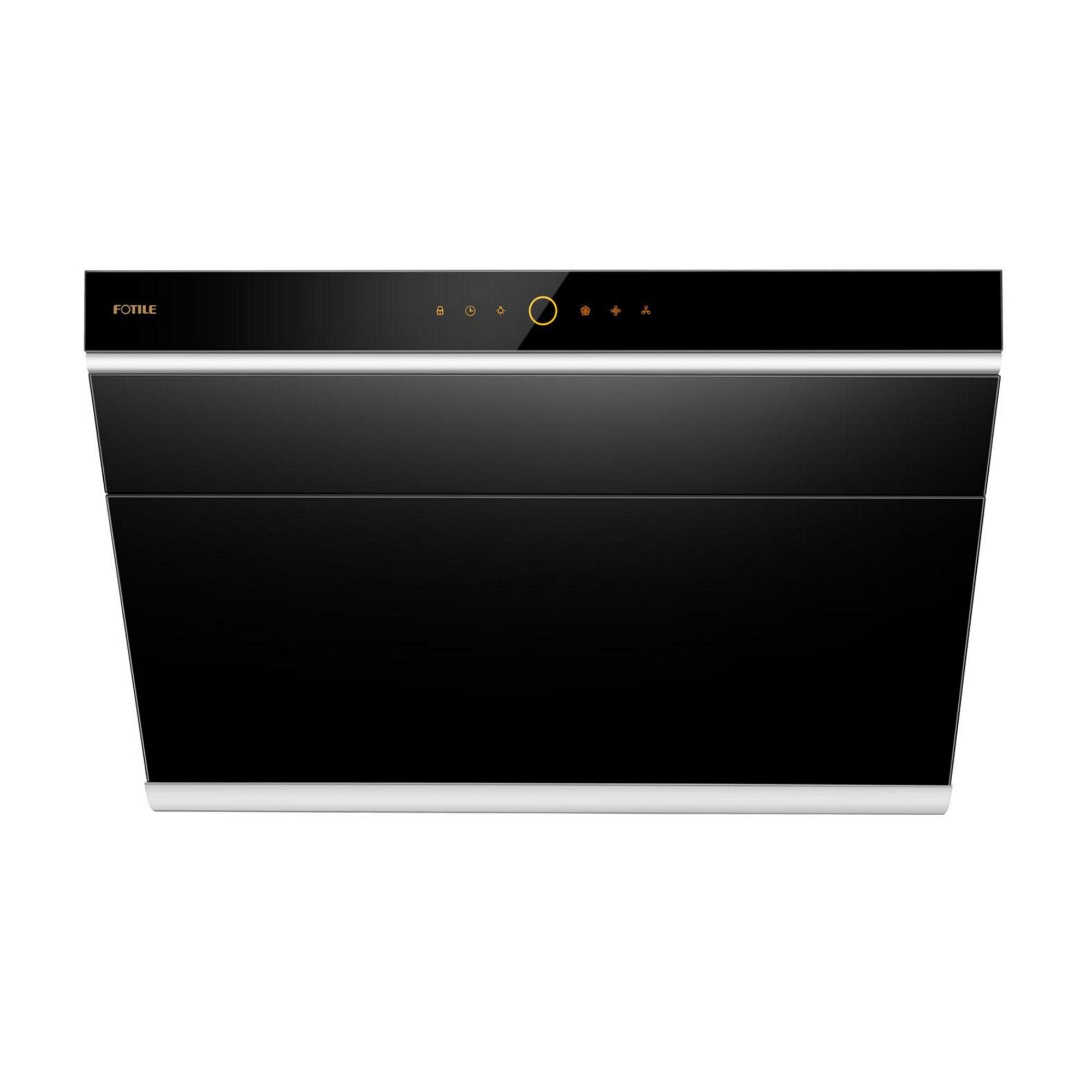 Front. FOTILE - FOTILE 30" 1000CFM Under Cabinet|Wall Mount Range Hood in Black Tempered Glass - Black.