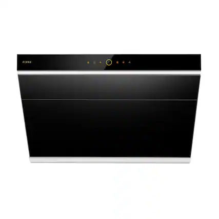 Front. FOTILE - FOTILE 30" 1000CFM Under Cabinet|Wall Mount Range Hood in Black Tempered Glass - Black.