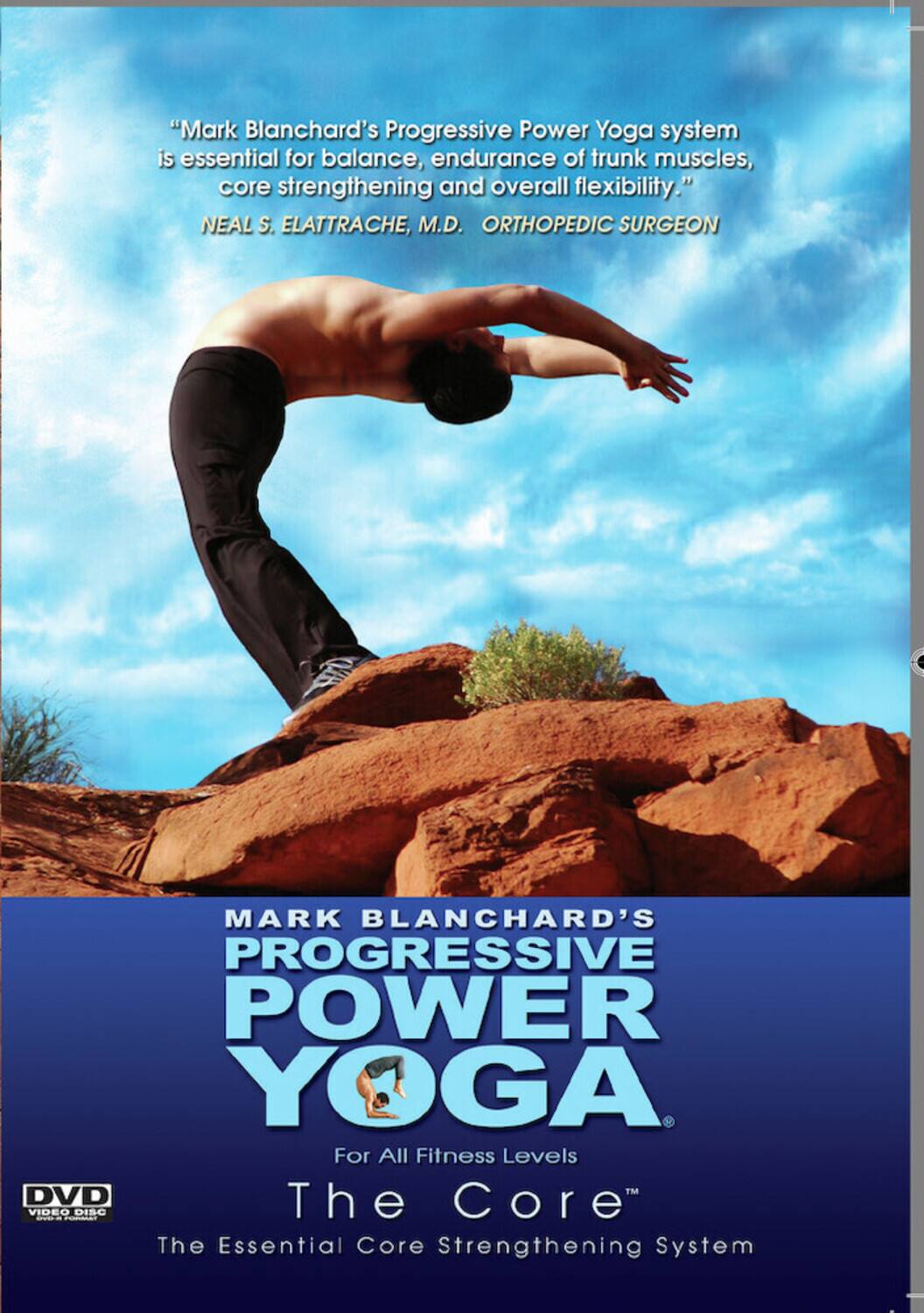 Front. Progressive Power Yoga: Core   - DVD.