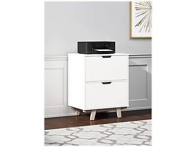 Alt View 3. Thomasville Furniture - Whitney 2-Drawer Lateral File Cabinet, Letter/Legal Size, 31.25"H x 23.75"W x 20"D - White.