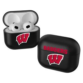 Keyscaper - Wisconsin Badgers Wisconsin Badgers Insignia AirPods 3rd Gen Case Cover - Black