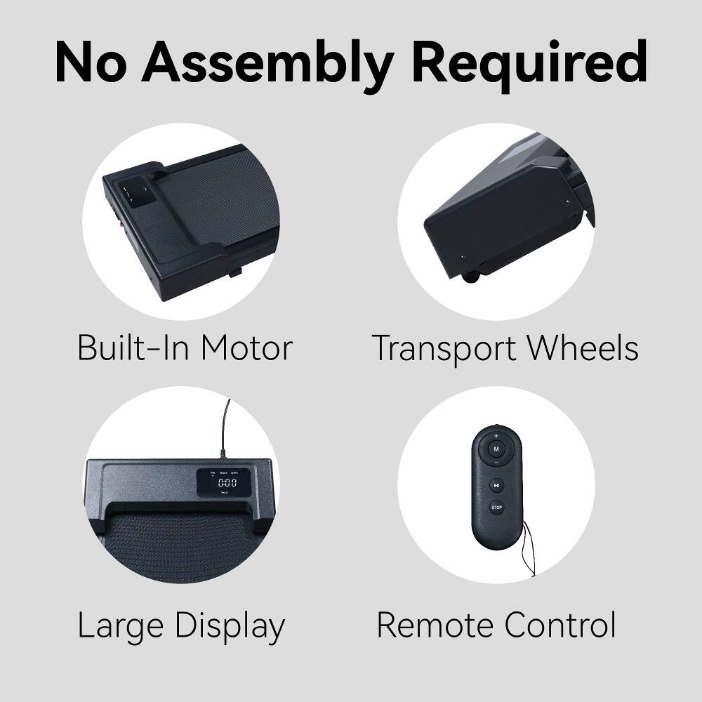 No Assembly Required  
Built-In Motor  
Transport Wheels  
Large Display  
Remote Control