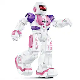 Ruko - 6088A RC Robot Toys for Kids, Smart Gesture Sensing Interactive, Christmas Birthday Gift - Pink