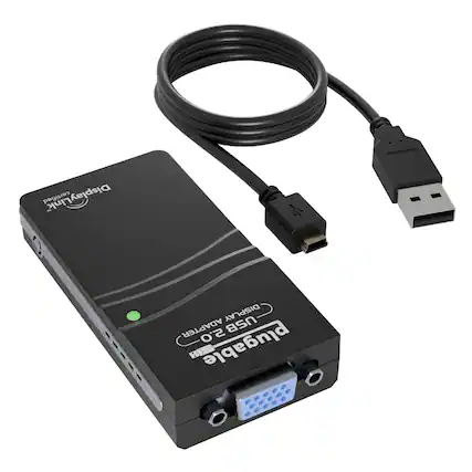 certified DisplayLink Display Adapter USB plugable 5.0