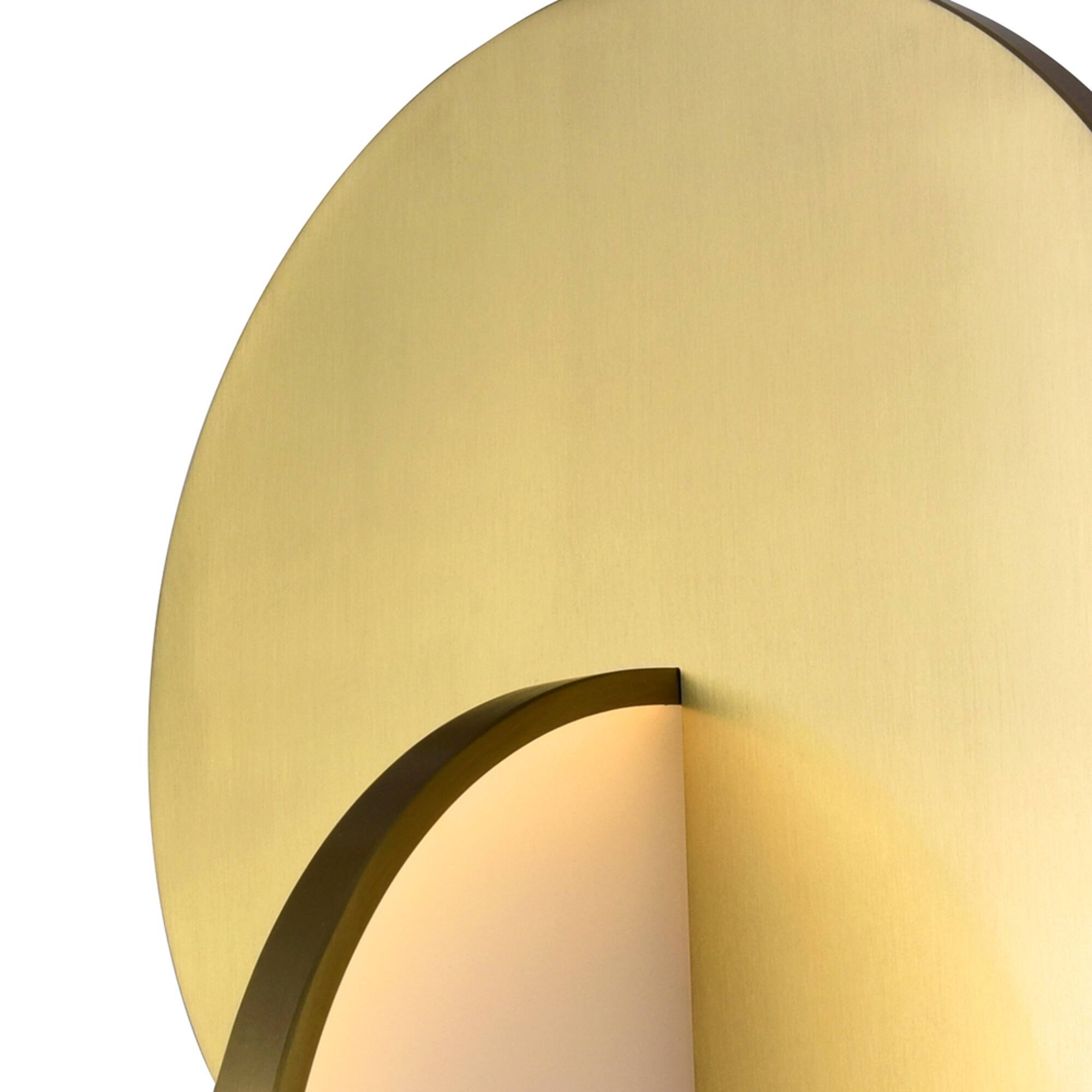 Alt View 1. CWI Lighting - Tranche LED Mini Pendant With Brushed Brass Finish - Brushed Brass.