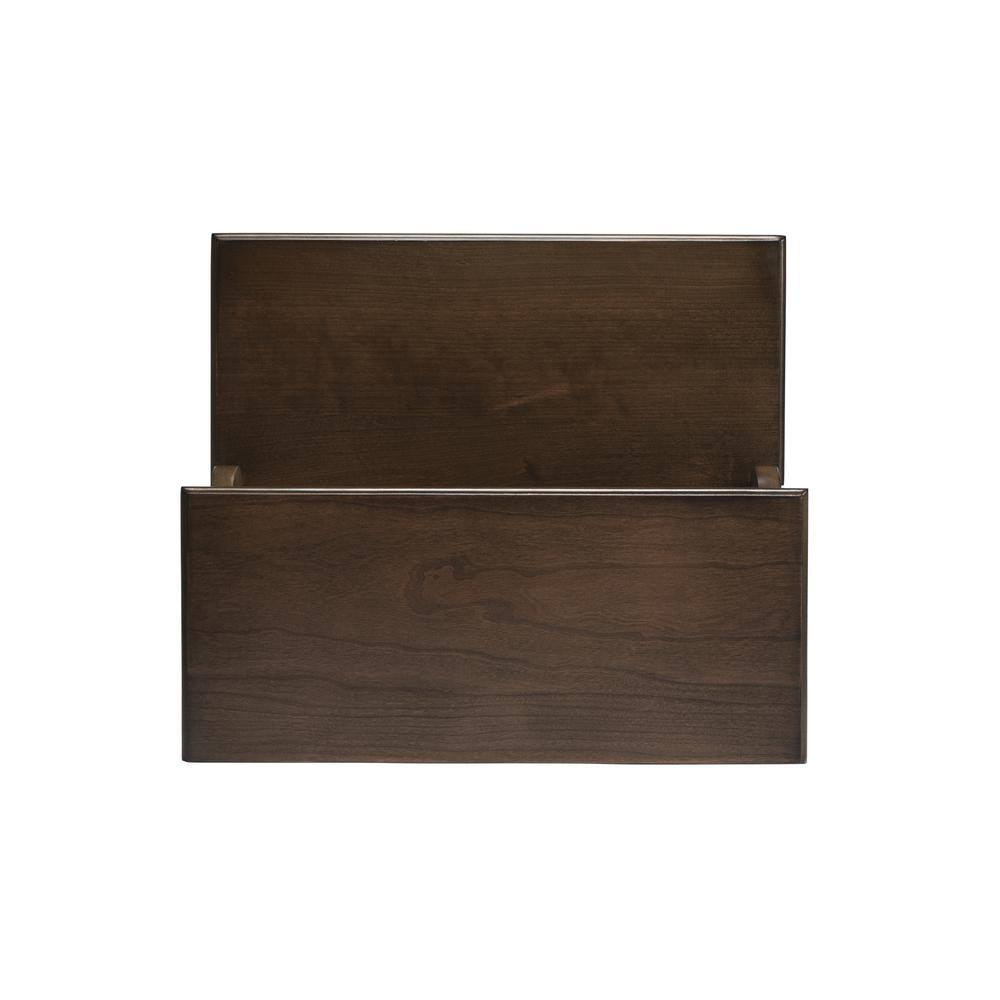 Front. Butler Specialty - Melrose Praline Step Stool - Dark Brown.