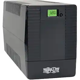 Eaton Tripp Lite Series 750VA 600W Line-Interactive UPS - 8 NEMA 5-15R Outlets, AVR, 120V, 50/60 Hz, USB, RS-232, LCD - Black