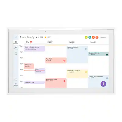 Digital Calendar Touch Screen 10 Inch, Electronic Calendar Chore Chart For Family Monthly/Weekly/Daily Planner, Smart For Home Organization, Desk