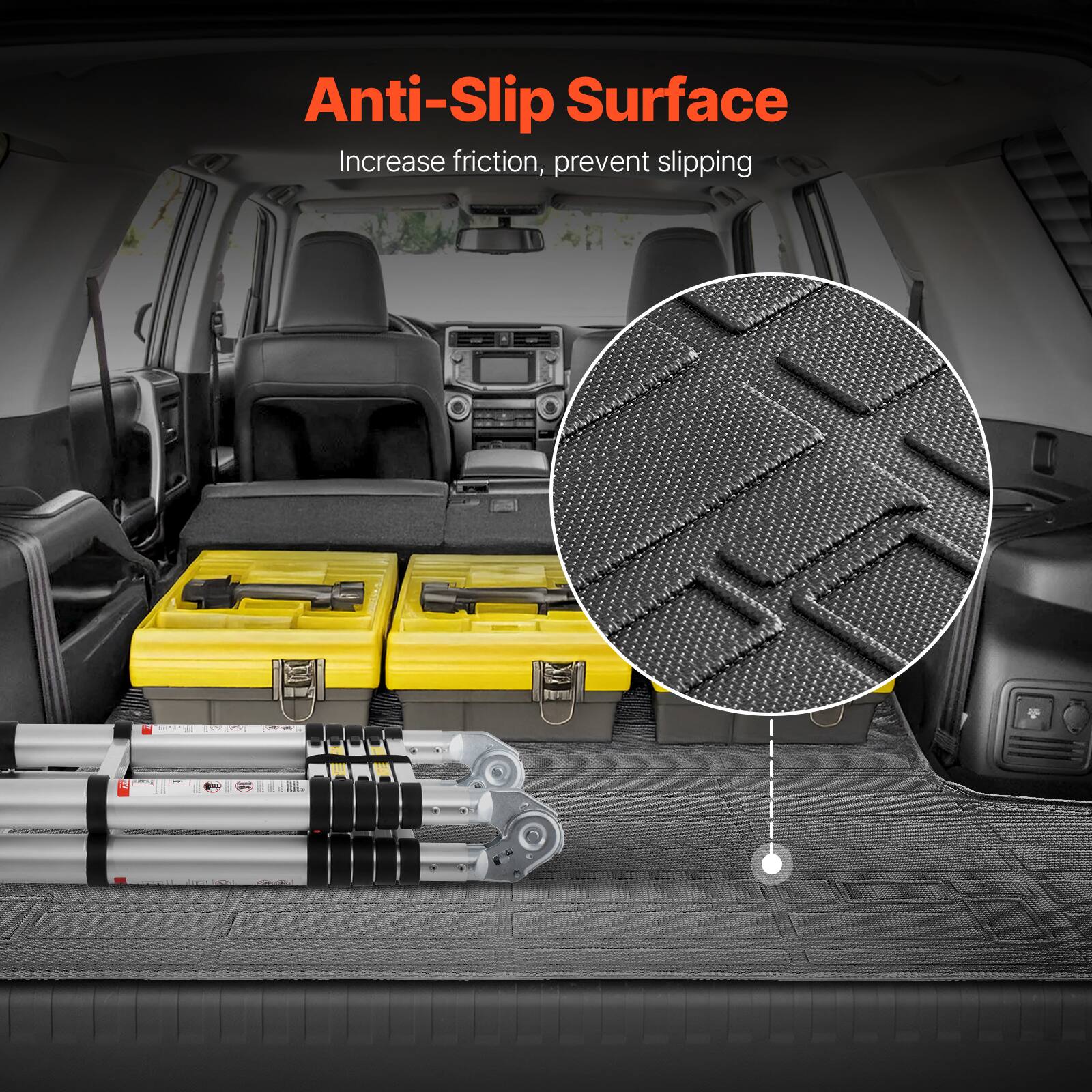 Anti-Slip Surface  
Increase friction, prevent slipping