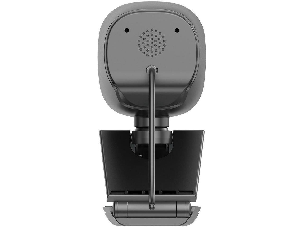 Alt View 3. Adesso - Adesso CyberTrack M1 1080P HD USB Webcam with Motion Tracking, Mic, Tripod Mount - Black/Silver.