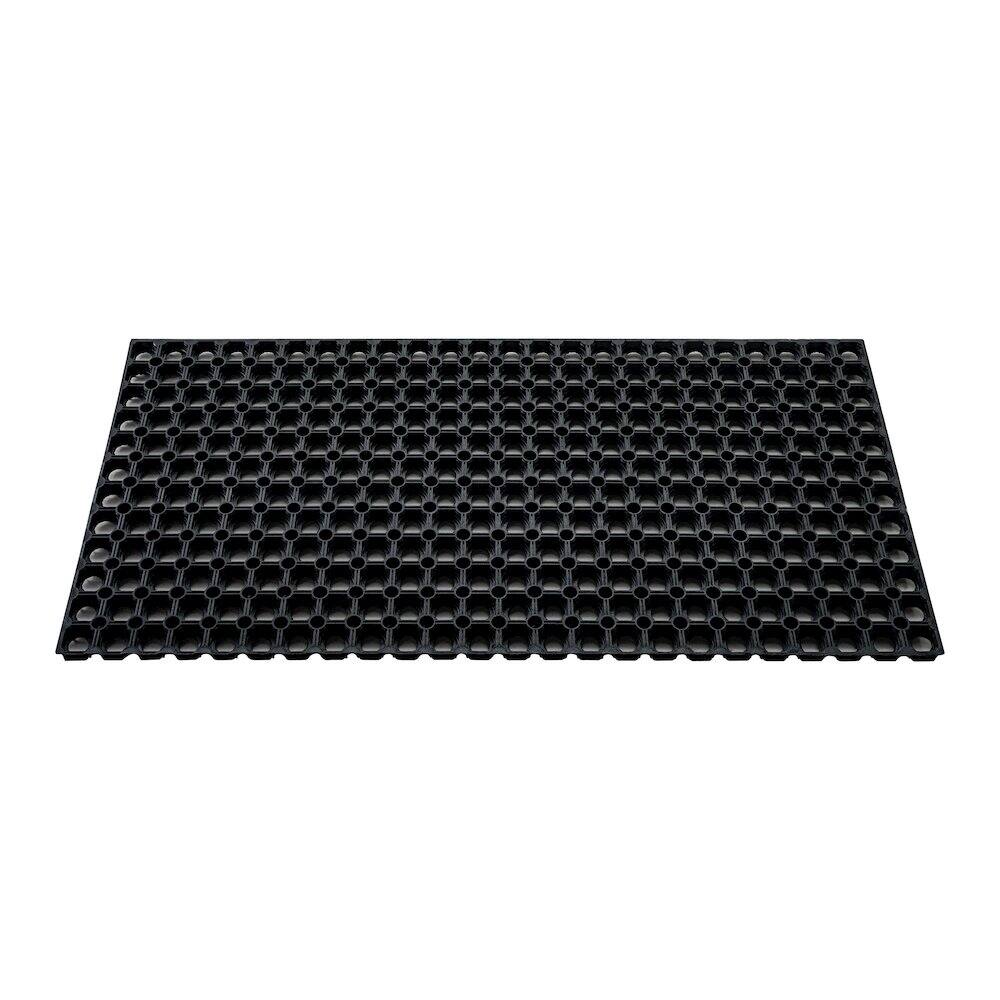 Back. Floortex - Doortex® Octomat All Seasons Black Outdoor Entrance Mat - 40" x 60" - Black.