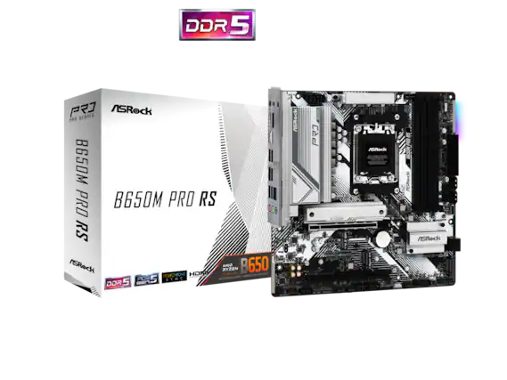 DDR 5
ASRock PRO B650M PRO RS
AMD Ryzen
PCIe 5.0
DDR5
POLYCHROME SYNC