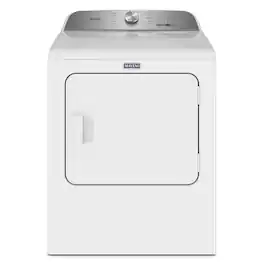 Maytag - 7.0 Cu. Ft. Electric Dryer with Steam and Pet Pro System - White