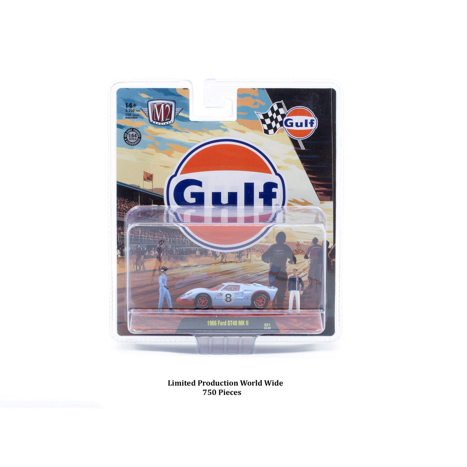 14+ MLA - Fh - I I 2A 1:64 sEl AS V2 TO Gulf Gulf T Su - 8 1 1966 Ford GT40 MK 1 API - Limited Production World Wide 750 Pieces