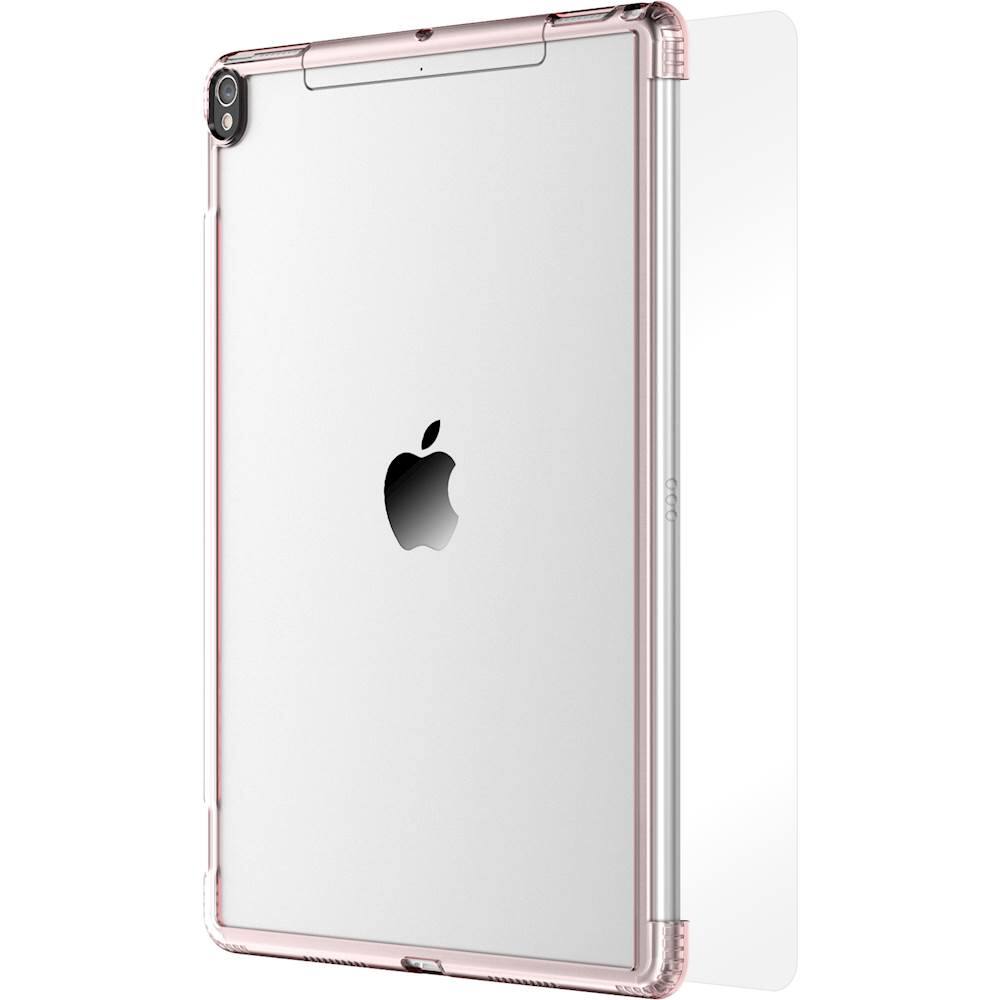 Alt View 13. SaharaCase - Clear Case with Glass Screen Protector for Apple iPad Pro 10.5" and iPad Air 10.5" (2019) - Clear Rose Gold.