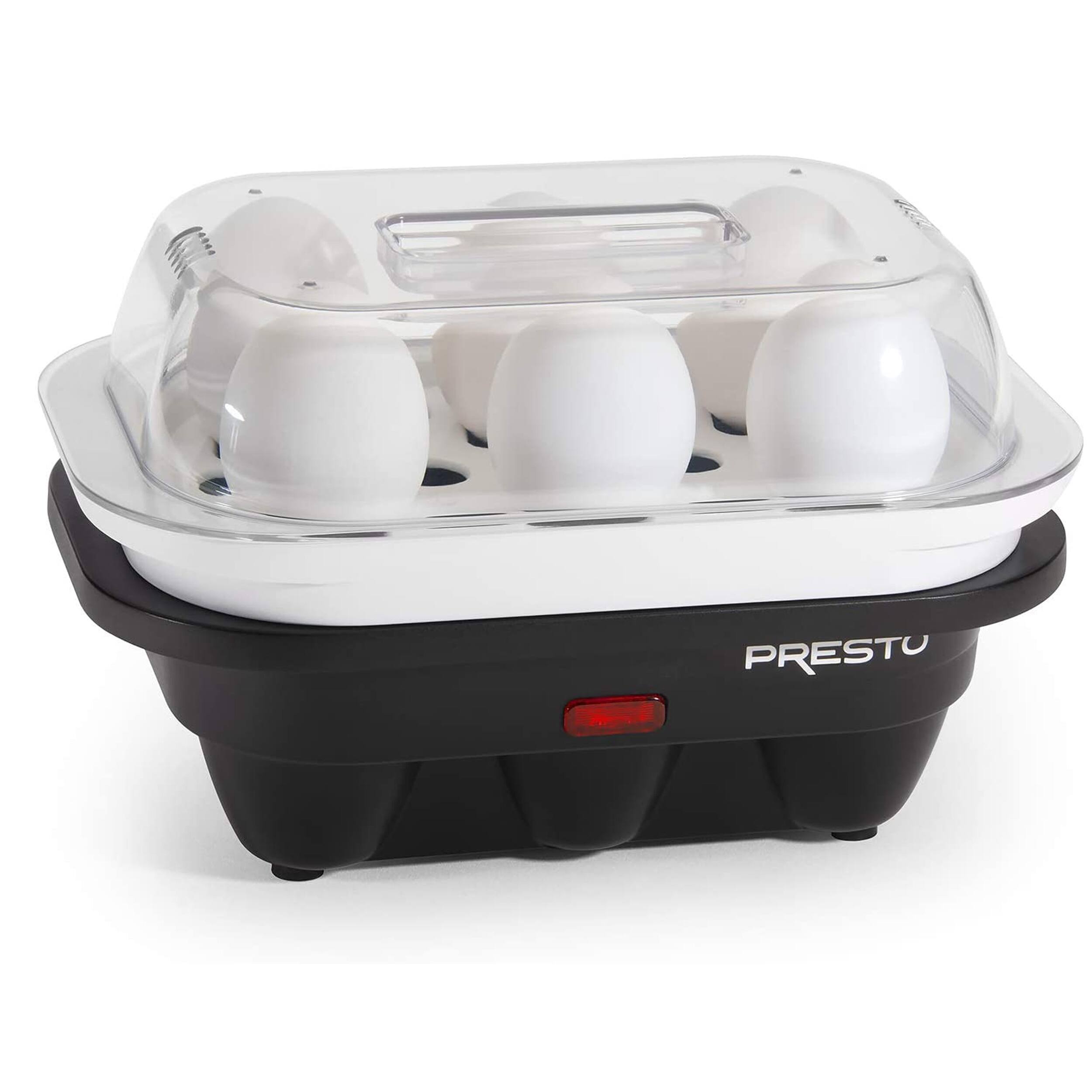 Front. Presto - Presto Electric 6 Egg Cooker in Black - Black.