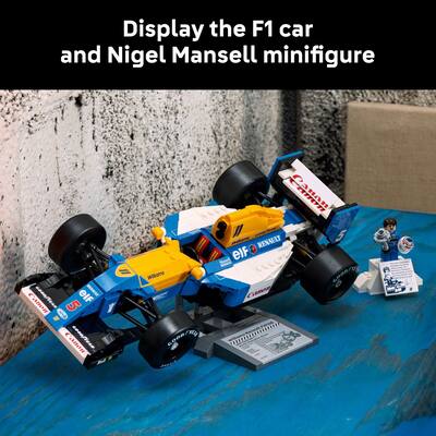 LEGO Icons Williams Racing FW14B & Nigel Mansell Model Car Set for LEGO Icons Williams Racing FW14B & Nigel Mansell Model Car Set for