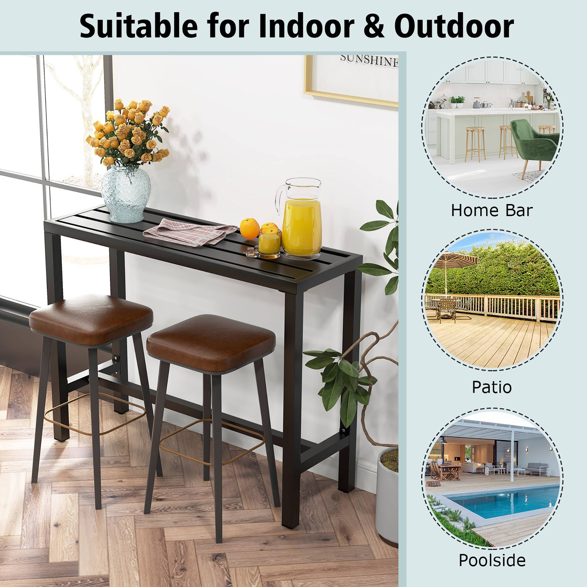 Suitable for Indoor & Outdoor

Home Bar  
Patio  
Poolside