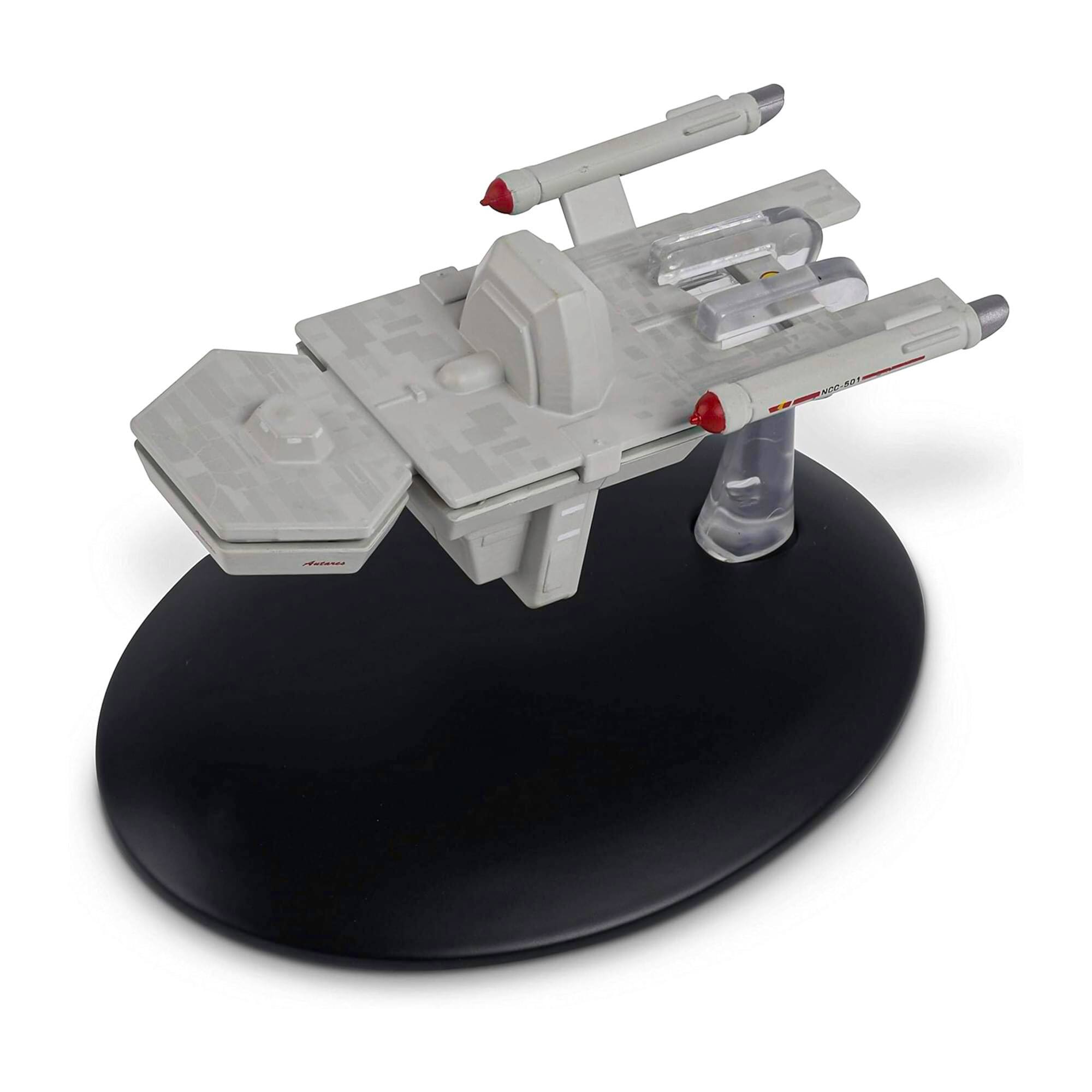 Alt View 3. Eaglemoss - Eaglemoss Star Trek Starship Replica | Antares NCC-501 #63 - Grey.