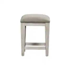 Liberty Furniture Industries - Upholstered Console Stool - White
