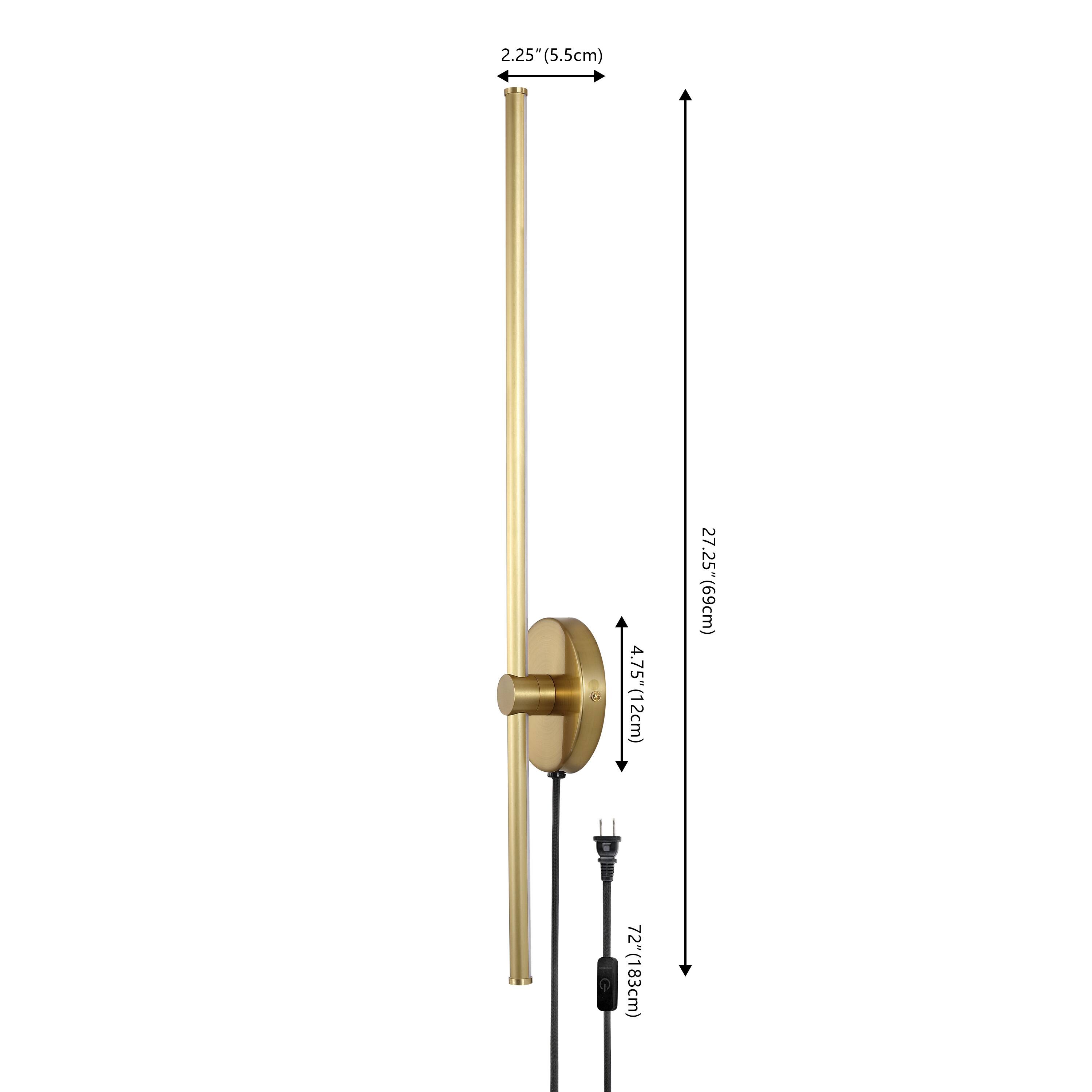 2.25" (5.5cm)  
4.75" (12cm)  
27.25" (69cm)  
72" (183cm)