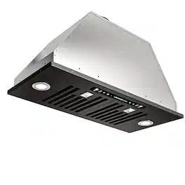 Onefly - 30 inches - Convertible - Range Hood Insert - Black