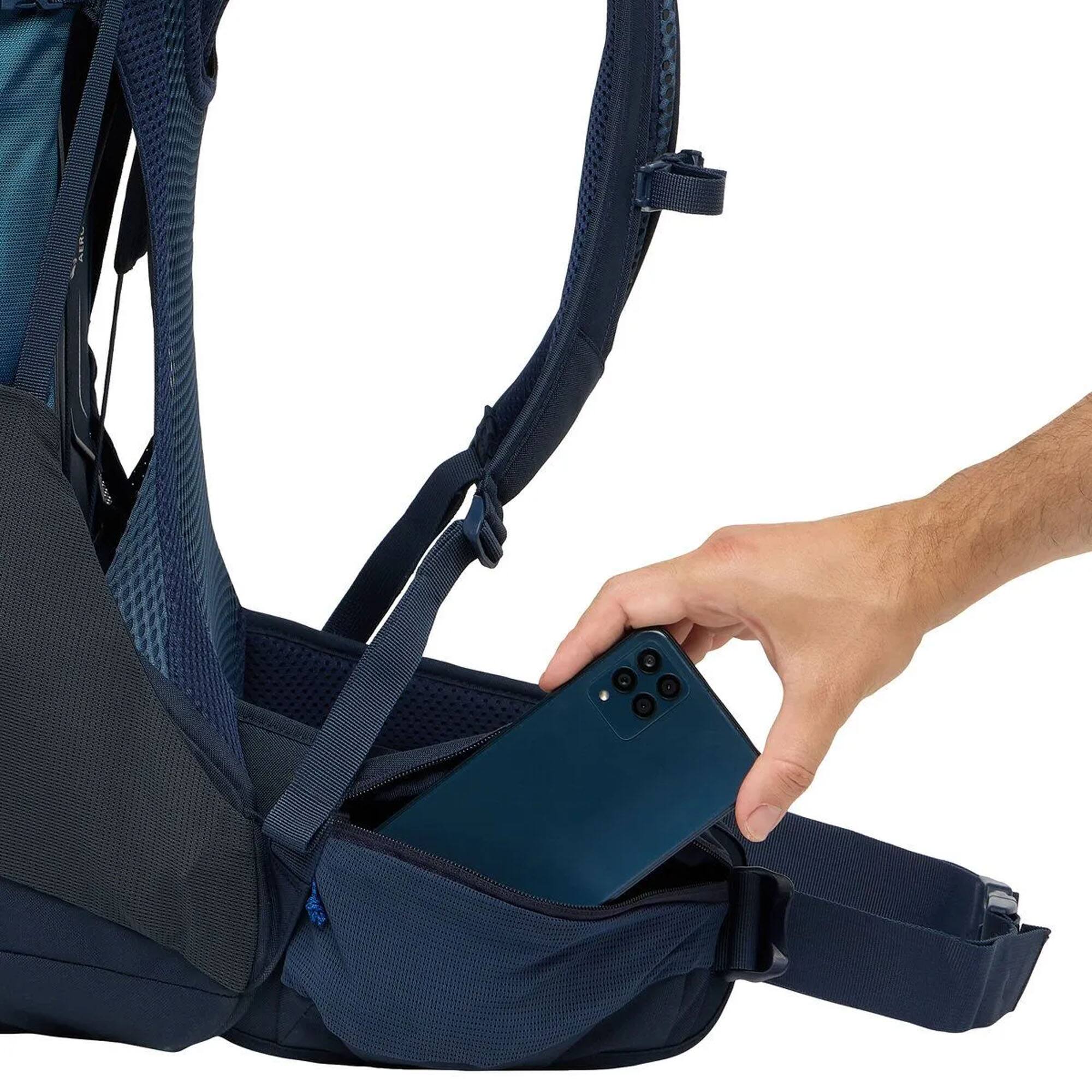 Alt View 3. VAUDE - Vaude Brenta 36+6 Hiking Backpack - Baltic Sea - Baltic Sea.