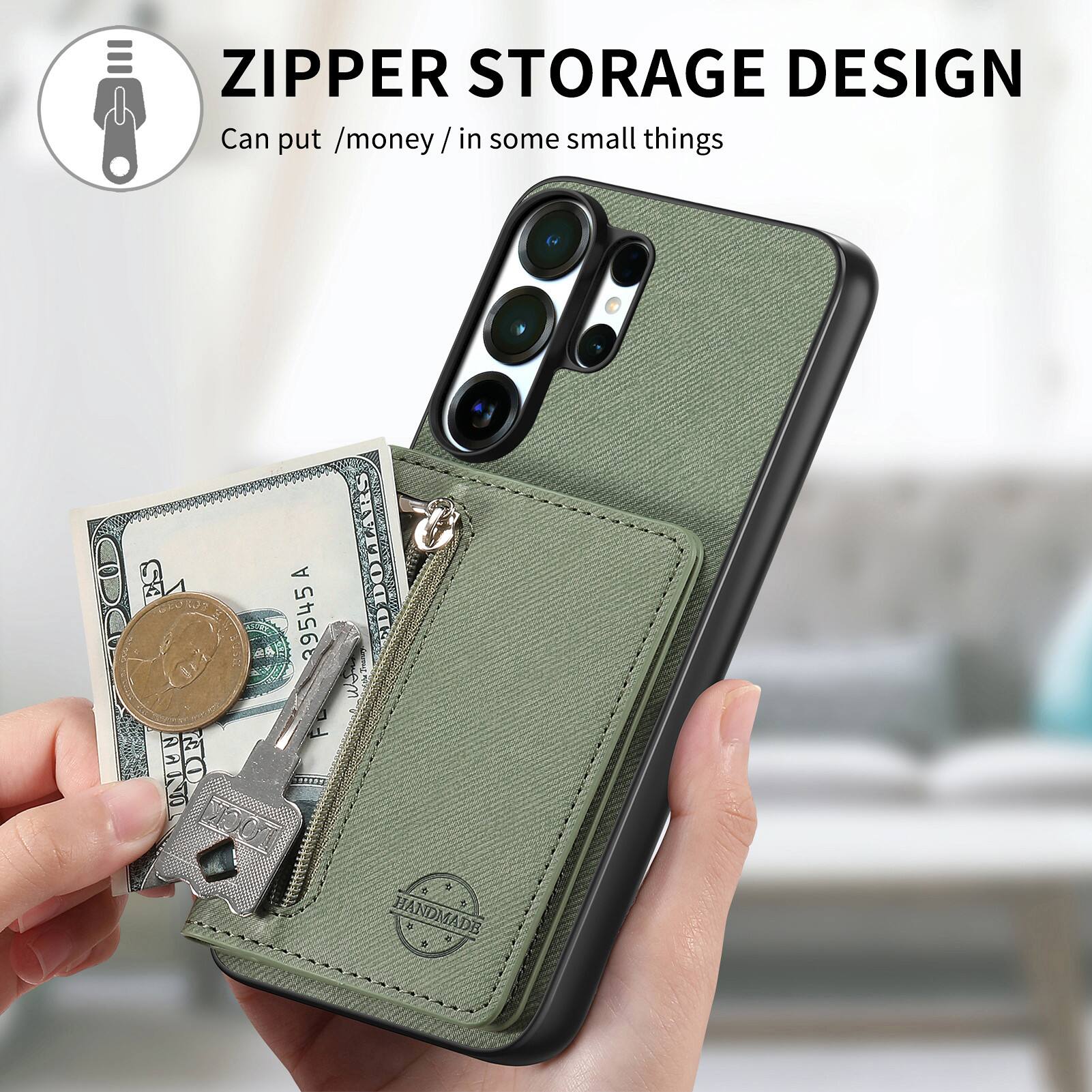 ZIPPER STORAGE DESIGN  
Can put /money/ in some small things  

DCO ES GIVIDT a C UTUN H A 39545 TARS DDOLIARS DDO em CAATN 4 HANDMADE