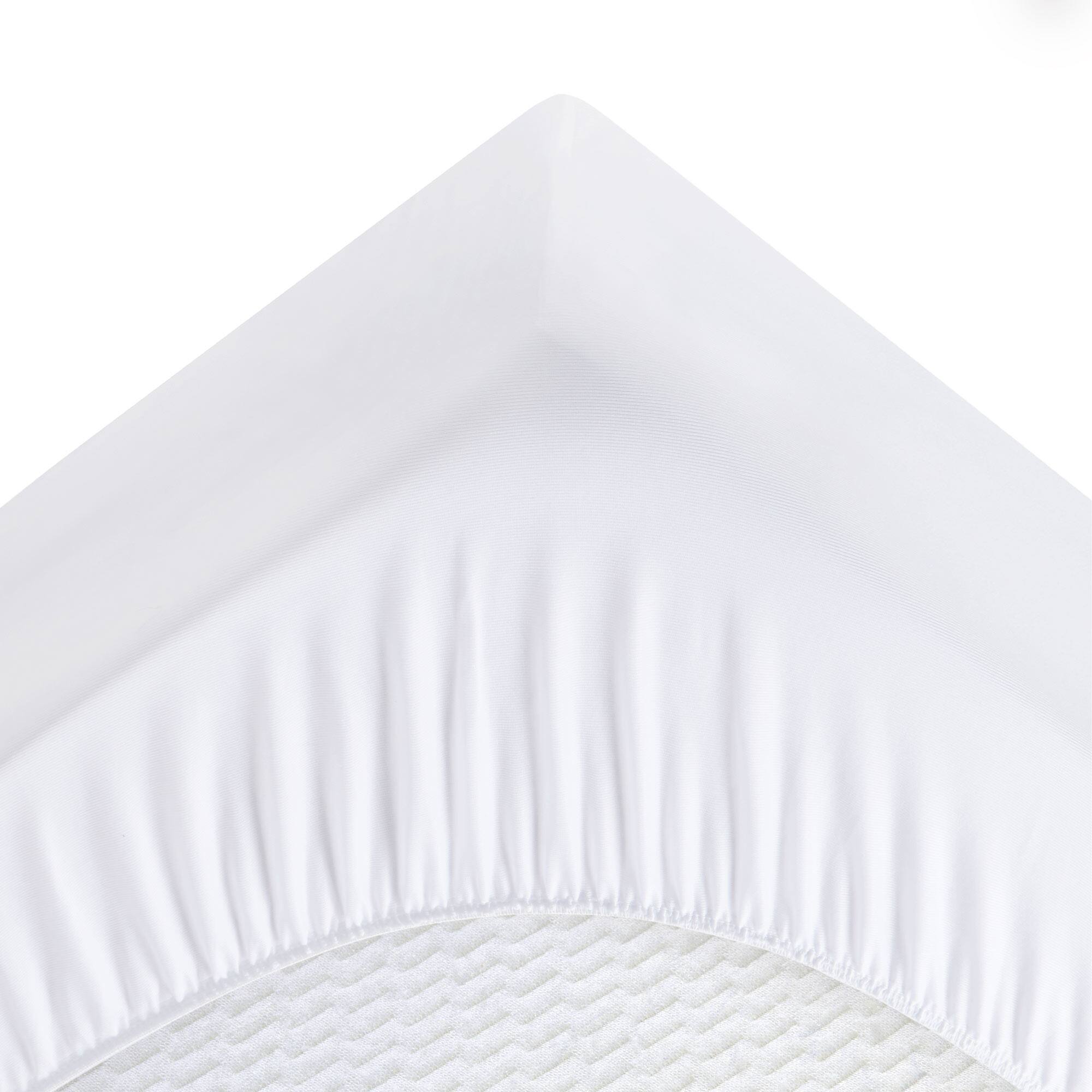 Alt View 2. Peace Nest - Peace Nest Soft Cooling Waterproof Quilted Mattress Pad with Elastic Deep Pocket, Curved, Twin - Curved.
