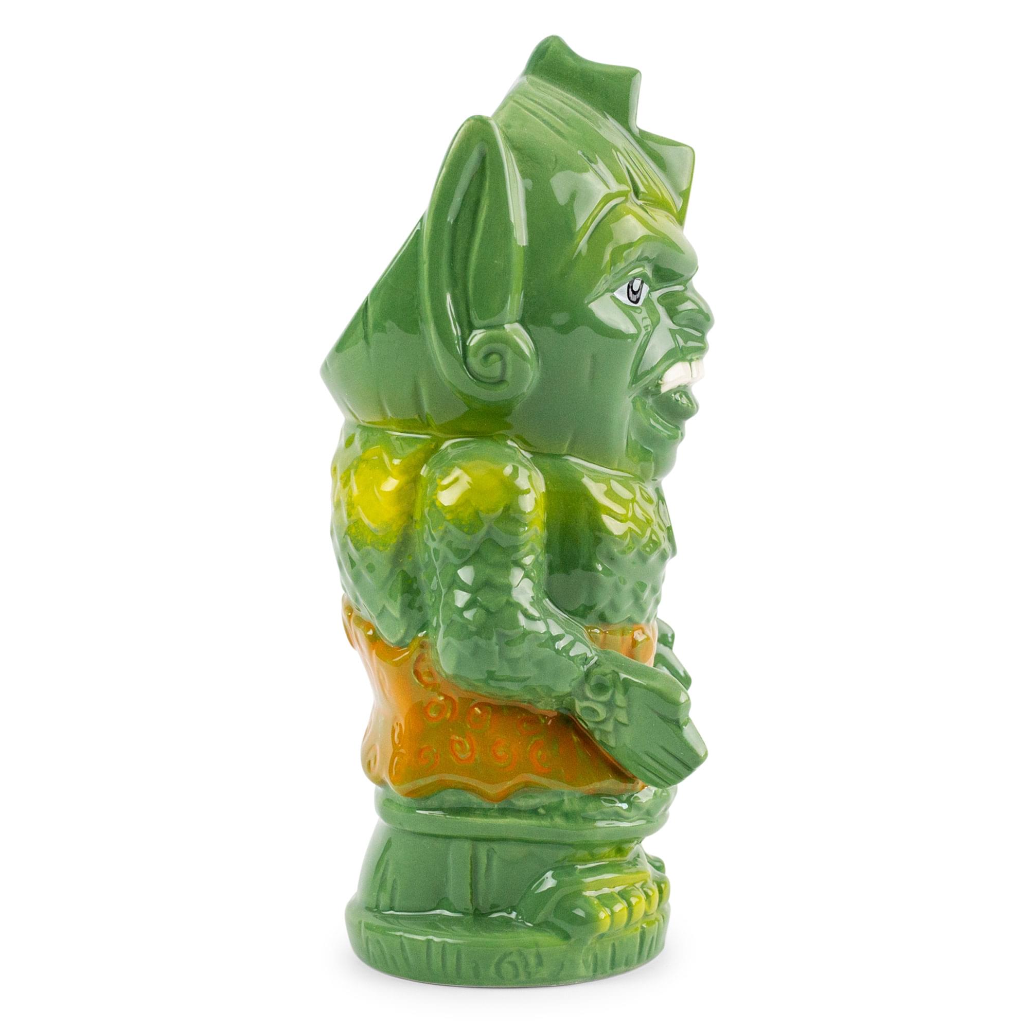 Alt View 1. ThinkGeek - Geeki Tikis The Great Garloo Ceramic Mug | Holds 14 Ounces - Green.