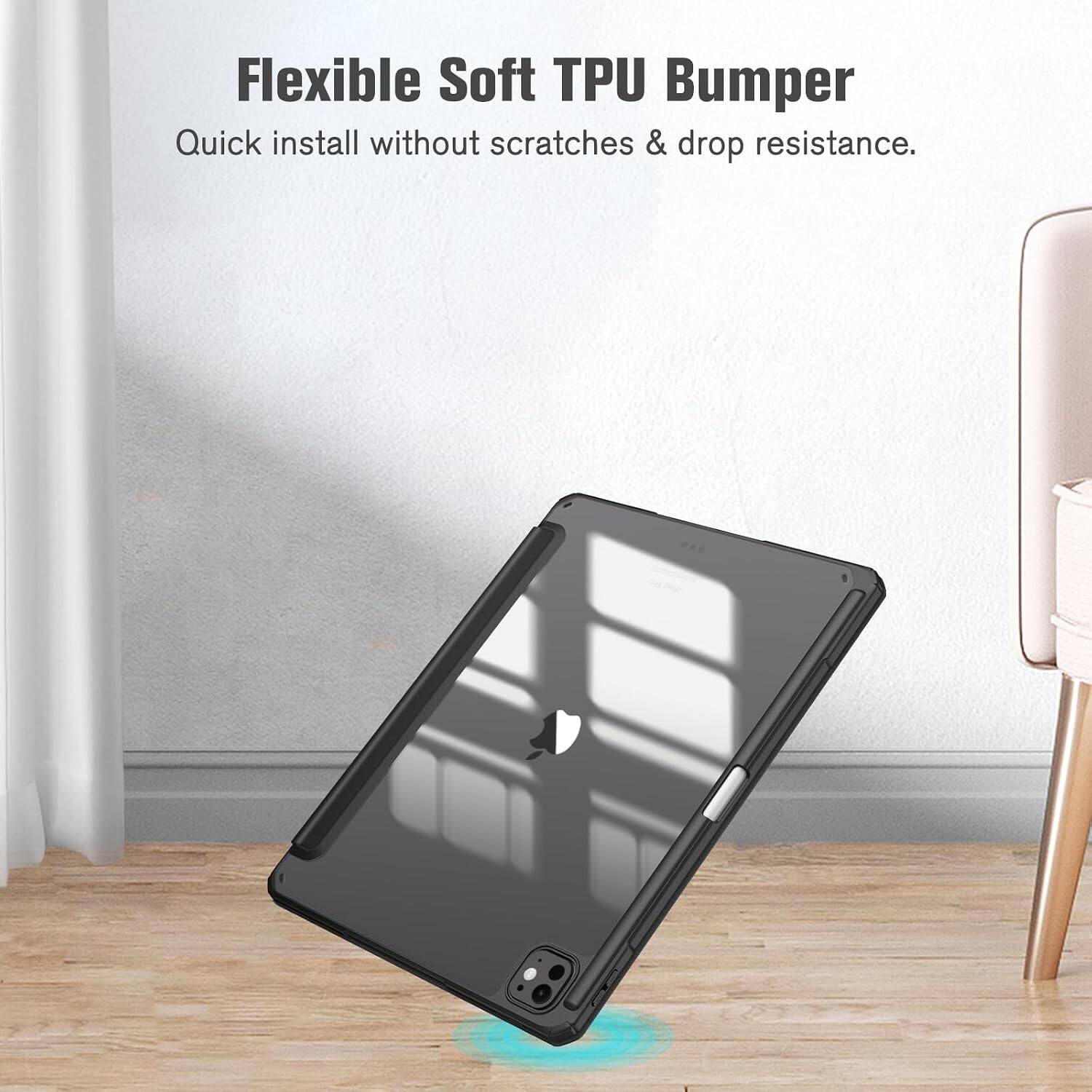 Flexible Soft TPU Bumper  
Quick install without scratches & drop resistance.