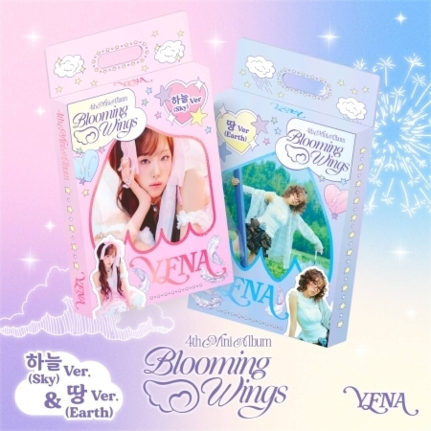 Blooming Wings  
4th Mini Album  
Ver. (Sky) & Ver. (Earth)  

하늘 Ver. (Sky) & 땅 Ver. (Earth)  

VENA