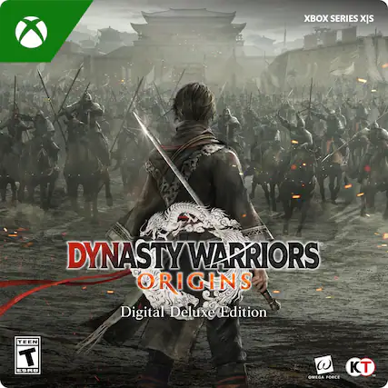 Xbox Series X Dynasty Warriors Origins Digital Deluxe Edition TEEN T ESRB w/ Omega Force KT. - T (Teen 13+)