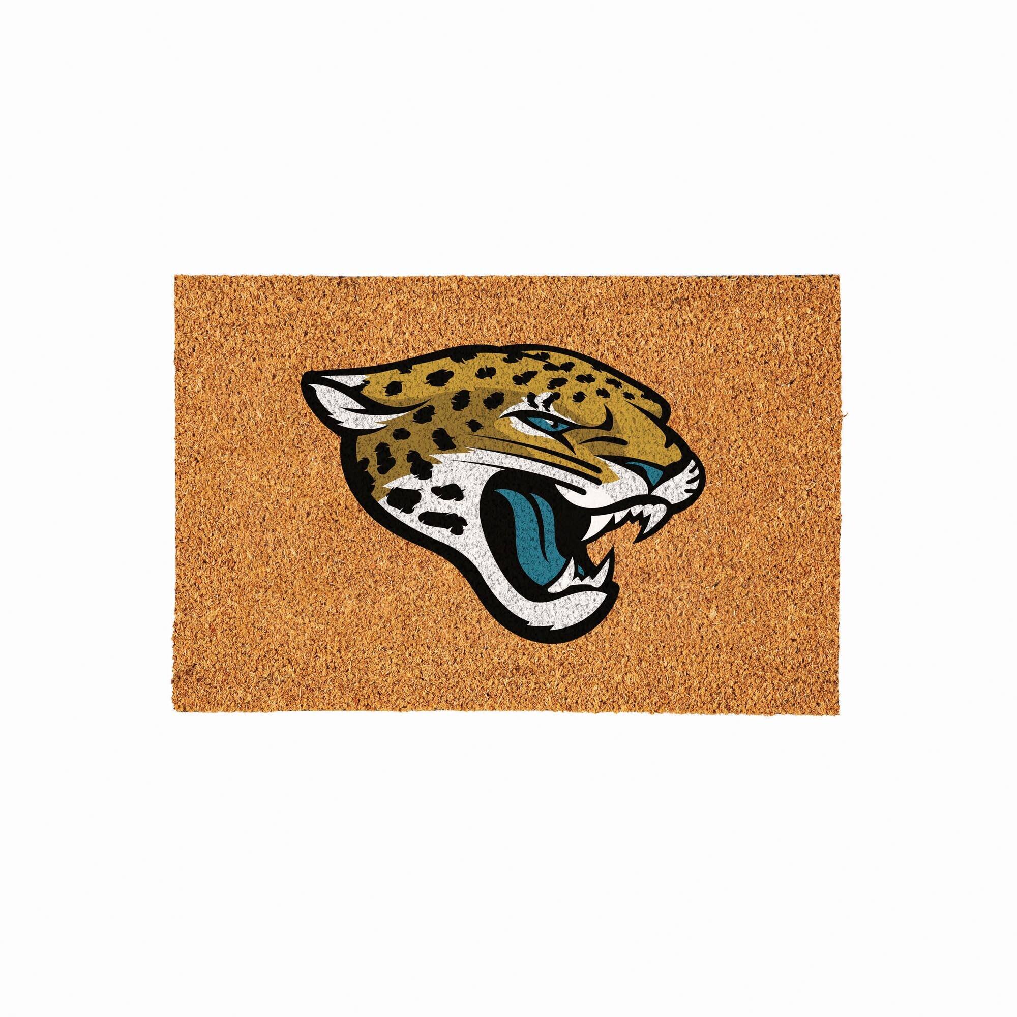 Front. Evergreen Enterprises - 24" x 36" Outdoor Team Logo Coir Mat - Brown.