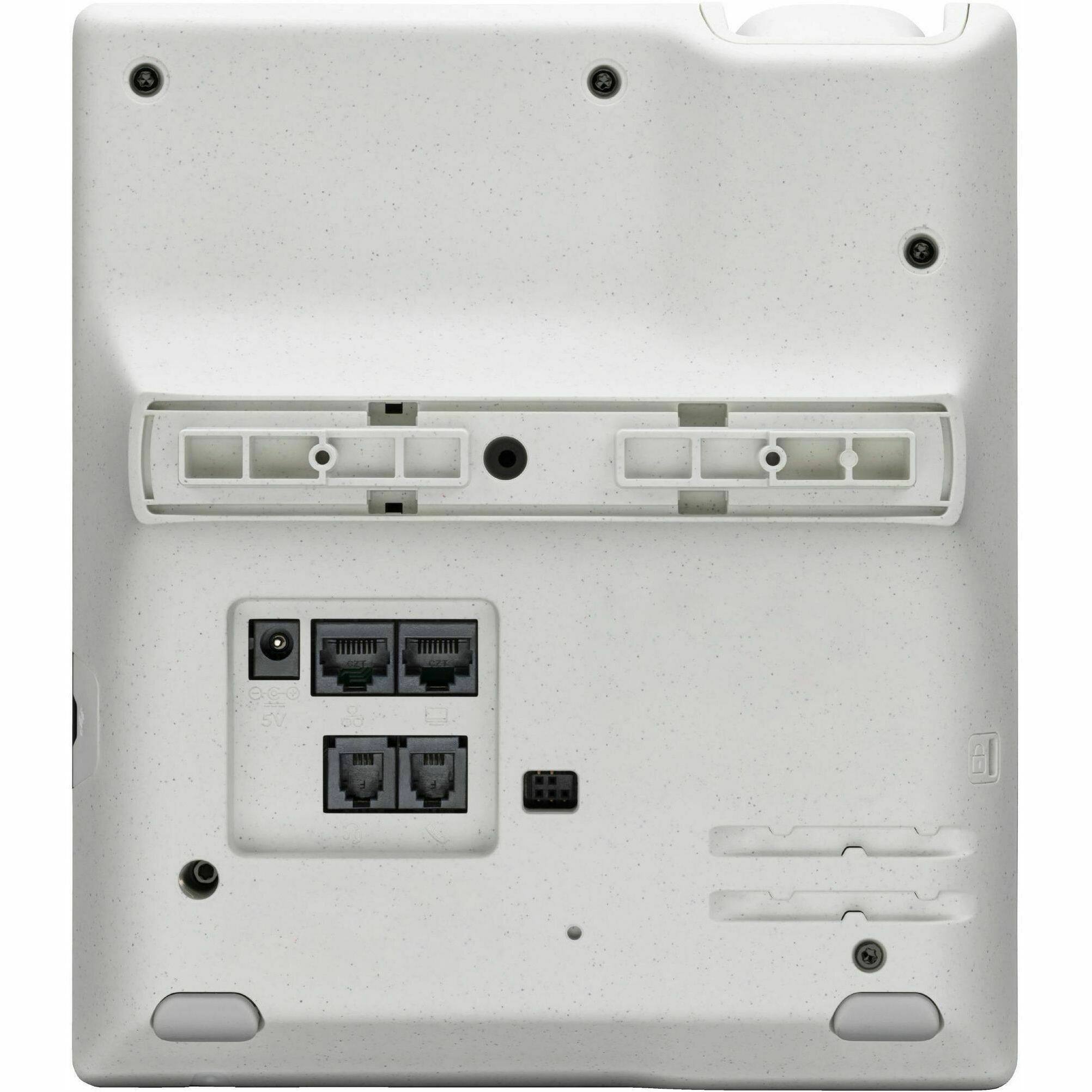 Alt View 8. HP - Poly Edge E350 IP Phone - Corded - Corded/Cordless - Wi-Fi, Bluetooth, NFC - 3 Multiple Conferencing - Desktop, Wall - Black.