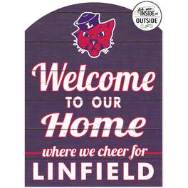 Jardine - Linfield Wildcats 16'' x 22'' Indoor/Outdoor Marquee Sign - Purple