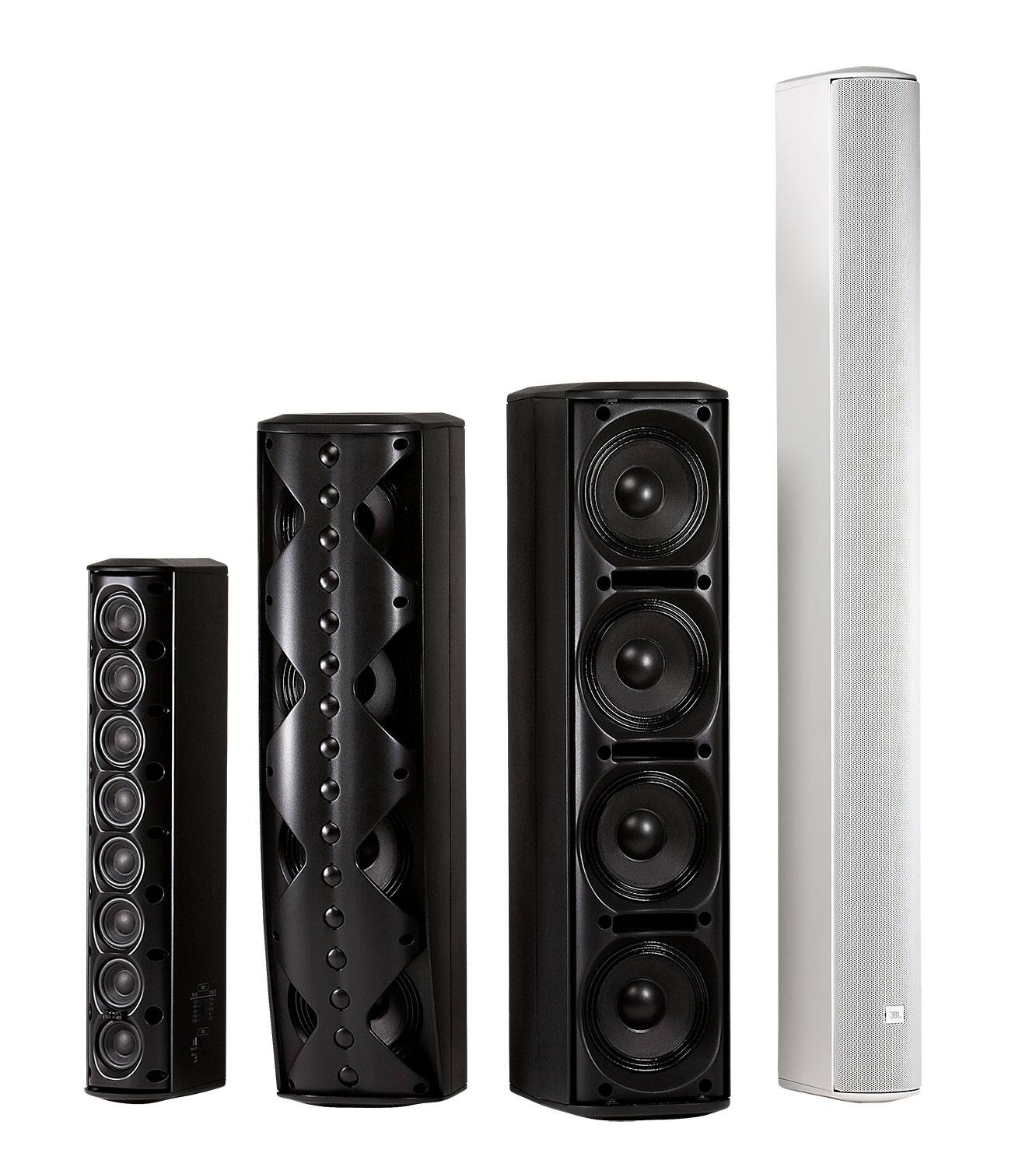 Left. JBL - CBT70J Constant Beamwidth Technology Two-Way Line Array Column Speaker, Wall Mount-Each - White.